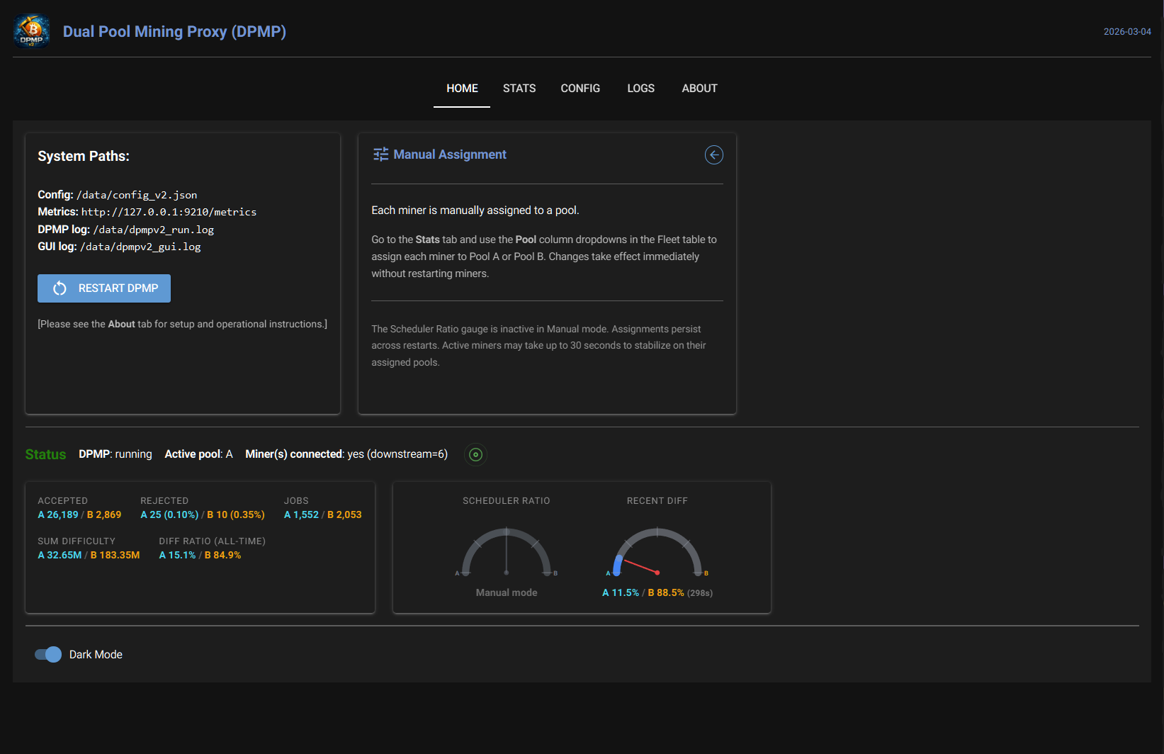 Manual Assignment Mode